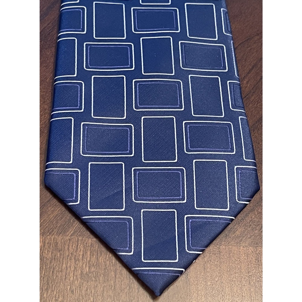 Cedar Wood State Blue Purple 100% Polyester Men’s Neck Tie